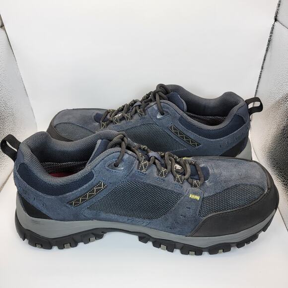 Skechers Work Bulklin Comp Toe Waterproof Shoes Mens 10.5 Navy Slip Resistant - Picture 4 of 11